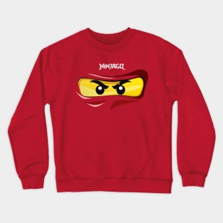 Ninjago Eyes RED Ninja FanArt FanMade Crewneck Sweatshirt